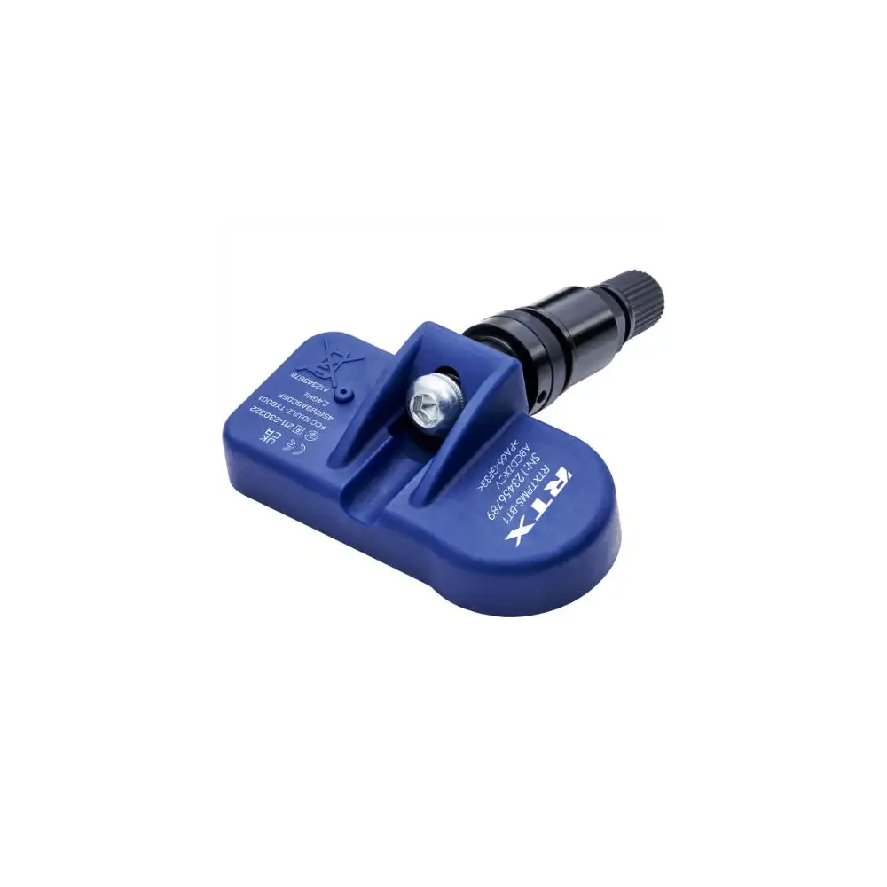 (1) Bluetooth Tpms 2.4Ghz Aluminum Black Valve - RTIRTXTPMS-BT1